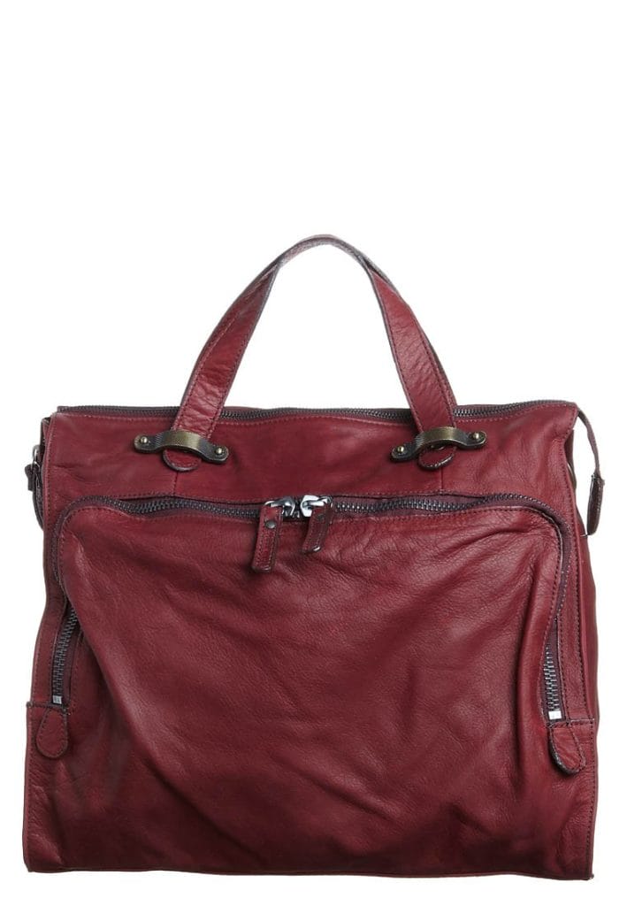 Sac a main cuir rouge Aridza Bross