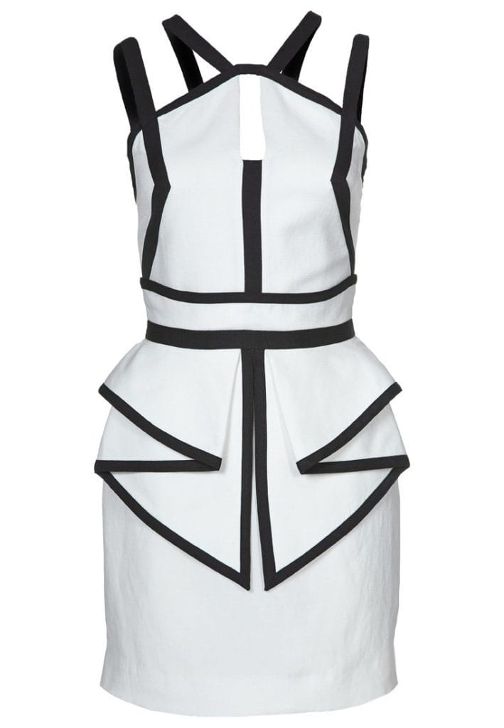 Robe luxe noir et blanc Sass & Bide