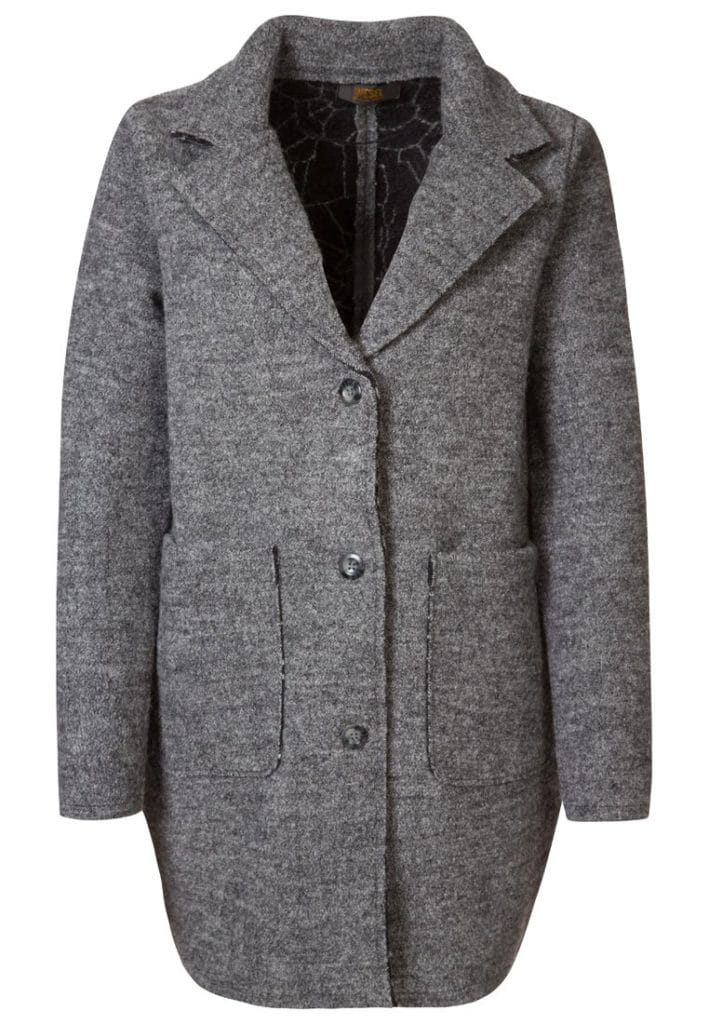 Manteau Boyfriend gris Diesel